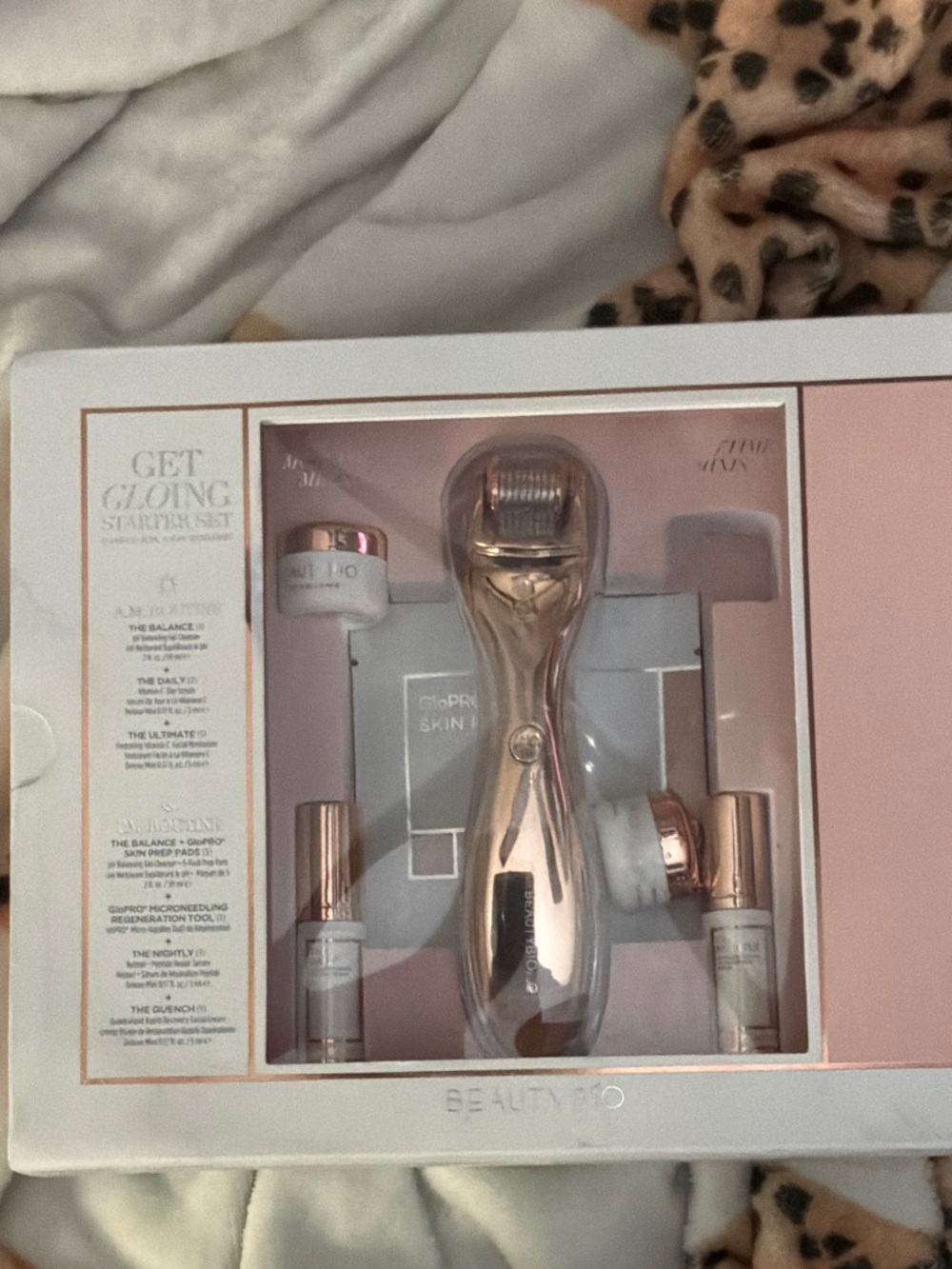 BeautyBio Rose Gold Get Gloing Starter Microneedling Set